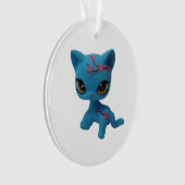 Cherry Blossom Kat Ornament (voorkant)