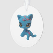 Cherry Blossom Kat Ornament (voorkant)