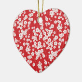 Cherry Blossom Keramisch Ornament (Links)