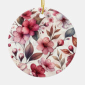 Cherry Blossom Keramisch Ornament (Voorkant)