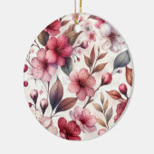 Cherry Blossom Keramisch Ornament (Links)