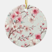 Cherry Blossom Keramisch Ornament (Voorkant)