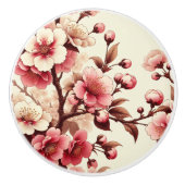 Cherry Blossom Keramische Knop (Voorkant)