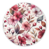 Cherry Blossom Keramische Knop (Voorkant)