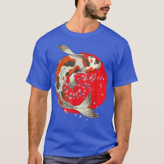 Cherry Blossom Koi Fish Nishikigoi Sakura Japan Ko T-shirt