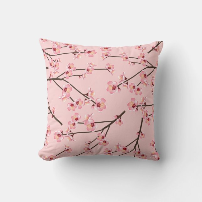 Cherry Blossom Kussen (Voorkant)