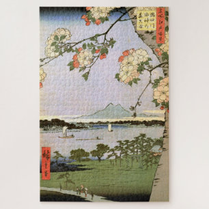 Cherry Blossom Landscape, Hiroshige, Ukiyoe Legpuzzel