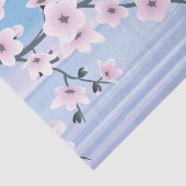 Cherry Blossom Landscape Zee Tissuepapier (Detail)