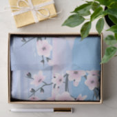 Cherry Blossom Landscape Zee Tissuepapier (Geschenk)