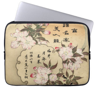 Cherry blossom laptop sleeve