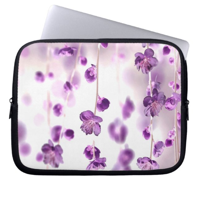 Cherry blossom laptop sleeve (Voorkant)