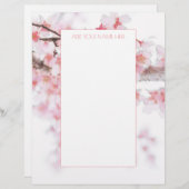 CHERRY BLOSSOM LETTERHEAD BRIEFHOOFD (Voorkant / Achterkant)
