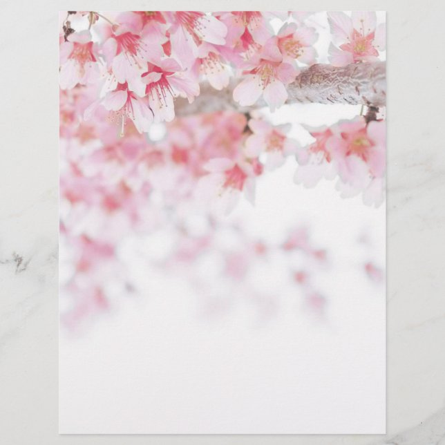CHERRY BLOSSOM LETTERHEAD BRIEFHOOFD (Voorkant)