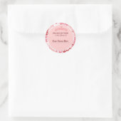 Cherry Blossom Library Ex-Libris Étiquette (Sac)