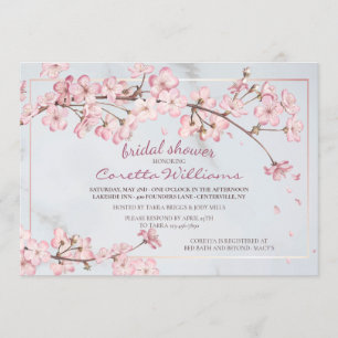 Cherry Blossom Lijst Vrijgezellenfeest Kaart