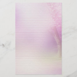 Cherry Blossom Lined Writing Paper Briefpapier