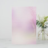 Cherry Blossom Lined Writing Paper Briefpapier (Staand voorkant)