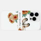 Cherry Blossom Love Bird Mint Case-Mate iPhone Case (Achterkant (horizontaal))