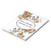  Cherry Blossom Love Bird Mint Notitieblok (Gedraaid)