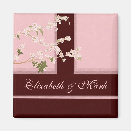 Cherry Blossom Magnet Magneet (Voorkant)