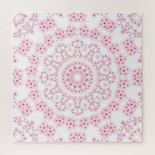 Cherry Blossom Mandala Pink Legpuzzel