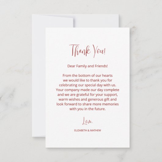 Cherry Blossom Marble Photo Weddenschap Hartelijk Bedankkaart (Achterkant)