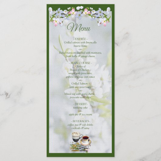 Cherry Blossom Menu (Voorkant)