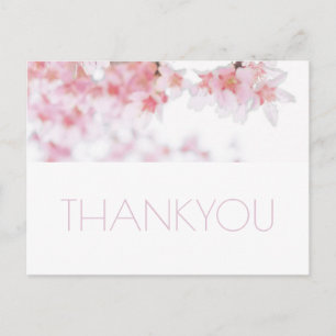 CHERRY BLOSSOM MERCI POST CARTE