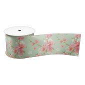 Cherry blossom, mint, jade, trendy, mooi, patroon, lint (Spoel)