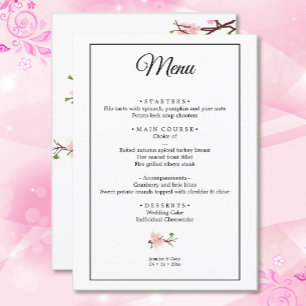 Cherry Blossom Modèle Mariage plat