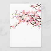 Cherry Blossom Modèle Mariage plat (Dos)