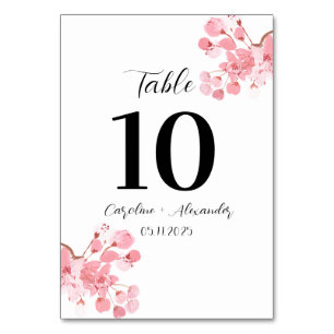 Cherry blossom Modern Oriental Sakura Wedding Kaart