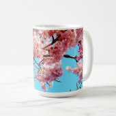 Cherry Blossom moderne thee/koffie mok (Voorkant rechts)