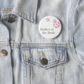 Cherry Blossom Moeder van de Bride Button (In situ)
