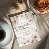 Cherry Blossom Moederdag Brunch Uitnodiging