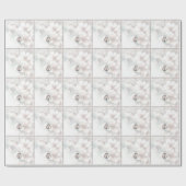 Cherry Blossom Monogram Cadeaupapier (Vlak)