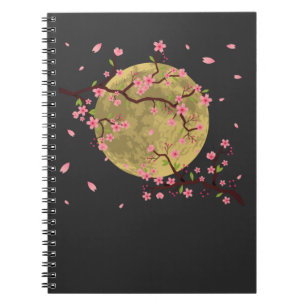 Cherry Blossom Moon Japanse Sakura - boom Notitieboek