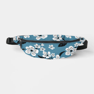 CHERRY BLOSSOM - MOTIF SAKURA EN BLEU FUMÉ