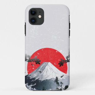 Cherry Blossom Mount Fuji Japan iPhone 11 Hoesje