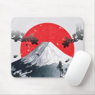 Cherry Blossom Mount Fuji Japan Muismat