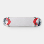 Cherry Blossom Mount Fuji Japan Skateboard (Horizontaal)