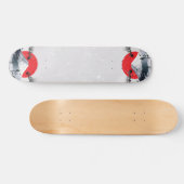Cherry Blossom Mount Fuji Japan Skateboard (Horizontaal)