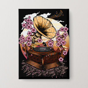 Cherry Blossom Musical Button