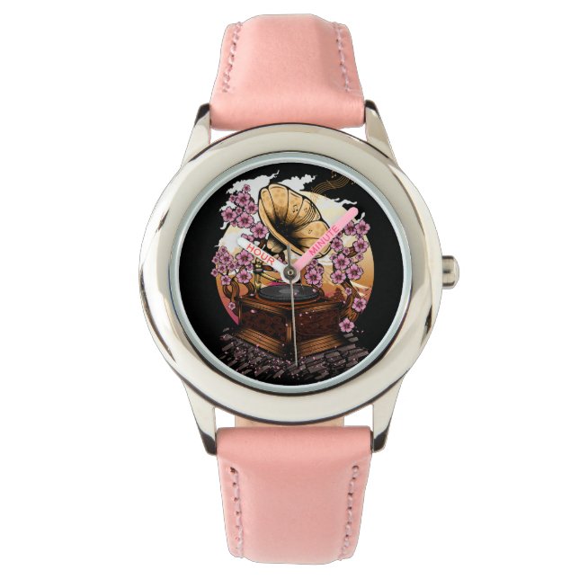 Cherry Blossom Musical Horloge (Voorkant)
