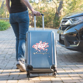 Cherry Blossom Nom commercial Script autocollant (Valise Insitu)