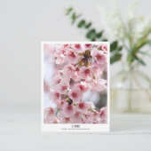 Cherry Blossom ‘Oh-kanzakura’ Briefkaart (Staand voorkant)