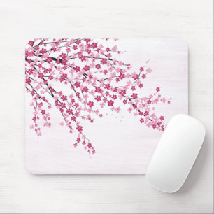Cherry Blossom op roze Muismat