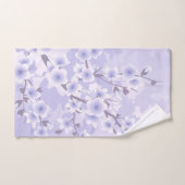 Cherry Blossom Paars Floral Handdoek (Handdoek)