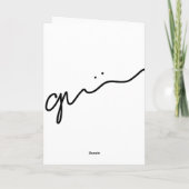 Cherry Blossom Panda Kaart (Achterkant)