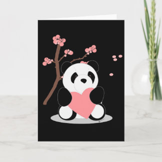 Cherry Blossom Panda Kaart